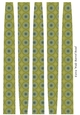 Extra Large Oval Paper Beads Template Design #113