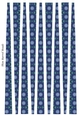 Small Oval Paper Beads Template Design #115