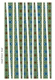 Small Tower Paper Beads Template Design #116