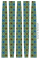 Extra Large Oval Paper Beads Template Design #116