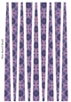 Small Oval Paper Beads Template Design #117