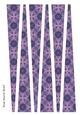 Large Oval Paper Beads Template Design #117