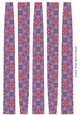 Extra Large Oval Paper Beads Template Design #118