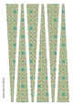 Large Oval Paper Beads Template Design #121
