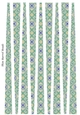 Small Oval Paper Beads Template Design #122