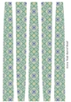 Extra Large Oval Paper Beads Template Design #122
