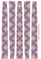 Extra Large Oval Paper Beads Template Design #123