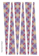 Large Oval Paper Beads Template Design #123