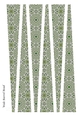 Large Oval Paper Beads Template Design #124