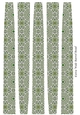 Extra Large Oval Paper Beads Template Design #124