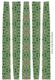 Extra Large Oval Paper Beads Template Design #126