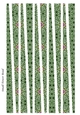 Small Tower Paper Beads Template Design #126