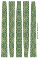 Extra Large Oval Paper Beads Template Design #127