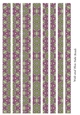 Mixed Tube Paper Beads Template Design #128