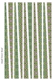 Small Tower Paper Beads Template Design #129