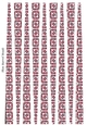 Small Oval Paper Beads Template Design #130