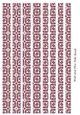Mixed Tube Paper Beads Template Design #130