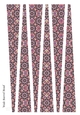 Large Oval Paper Beads Template Design #132
