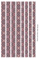 Mixed Tube Paper Beads Template Design #132