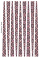 Small Oval Paper Beads Template Design #132