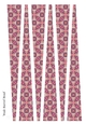 Large Oval Paper Beads Template Design #133