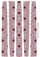 Extra Large Oval Paper Beads Template Design #134