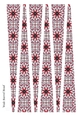 Large Oval Paper Beads Template Design #134
