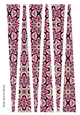 Large Oval Paper Beads Template Design #135