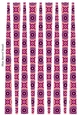 Small Oval Paper Beads Template Design #136