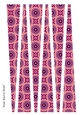 Large Oval Paper Beads Template Design #136