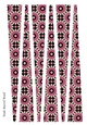 Large Oval Paper Beads Template Design #137