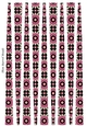 Small Oval Paper Beads Template Design #137
