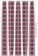 Extra Large Oval Paper Beads Template Design #137