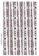 Small Tower Paper Beads Template Design #139