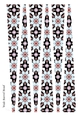 Large Oval Paper Beads Template Design #140