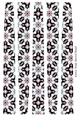 Extra Large Oval Paper Beads Template Design #140