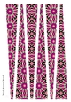 Large Oval Paper Beads Template Design #142