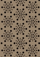 Black Tie 02 A4 Sized Patterned Backing Paper Black and Brown Ritz Themed Scrapbooking Card Making Art Paper