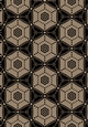Black Tie 08 A4 Sized Patterned Backing Paper Black and Brown Ritz Themed Scrapbooking Card Making Art Paper