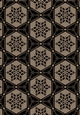 Black Tie 09 A4 Sized Patterned Backing Paper Black and Brown Ritz Themed Scrapbooking Card Making Art Paper
