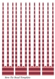 Bow Tie Three Prong Paper Beads Template Design #145