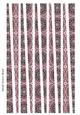 Small Tower Paper Beads Template Design #143