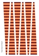 Wide Barrel Paper Beads Template Design #144
