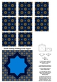 Teabag Folding Card Toppers Kit With Two Folding Cards and Two Sizes; Design 05