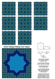 Teabag Folding Card Toppers Kit With Two Folding Cards and Two Sizes; Design 07