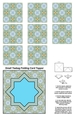 Teabag Folding Card Toppers Kit With Two Folding Cards and Two Sizes; Design 17