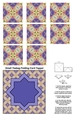 Teabag Folding Card Toppers Kit With Two Folding Cards and Two Sizes; Design 19