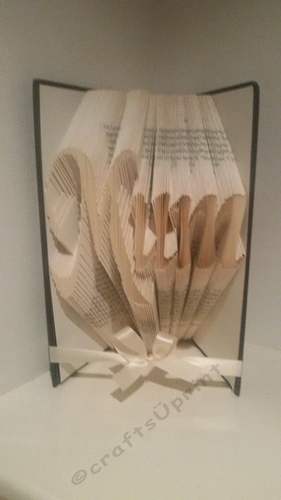 Mum Black chancery Book Folding Pattern