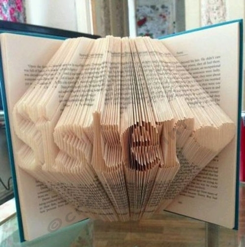 Sister with a small heart book folding pattern