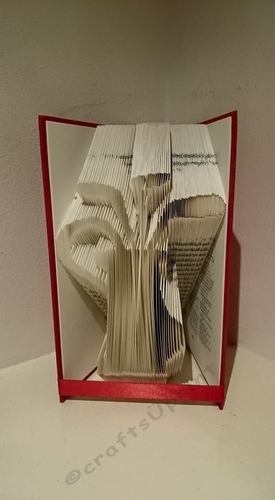 Golf Bag and clubs Book Folding Pattern